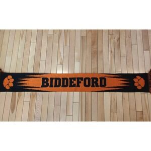 Biddeford High School Maine Tigers Adult Winter Scarf